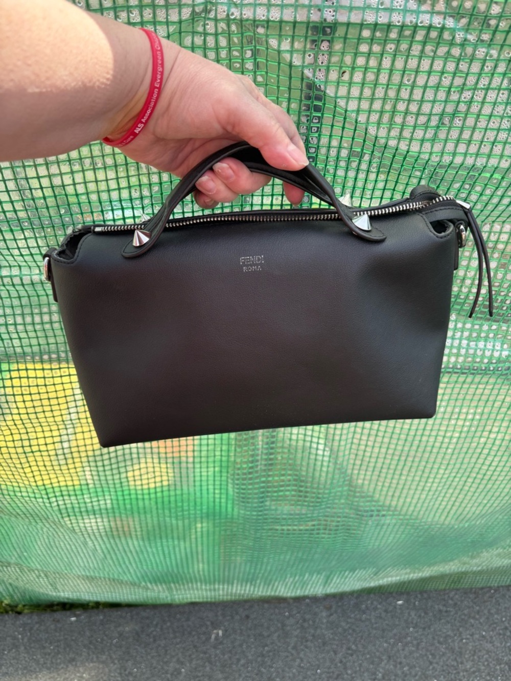 Fendi bag. Black leather By the way. USED - Picture 9 of 10